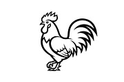 Rooster Chicken Silhouette Bundle, an Illustration by Designs_River (Thumbnail 17 of 51)