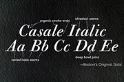 Bodoni Casale - Bonus Package, a Serif Font by California Type Foundry (Thumbnail 4 of 9)