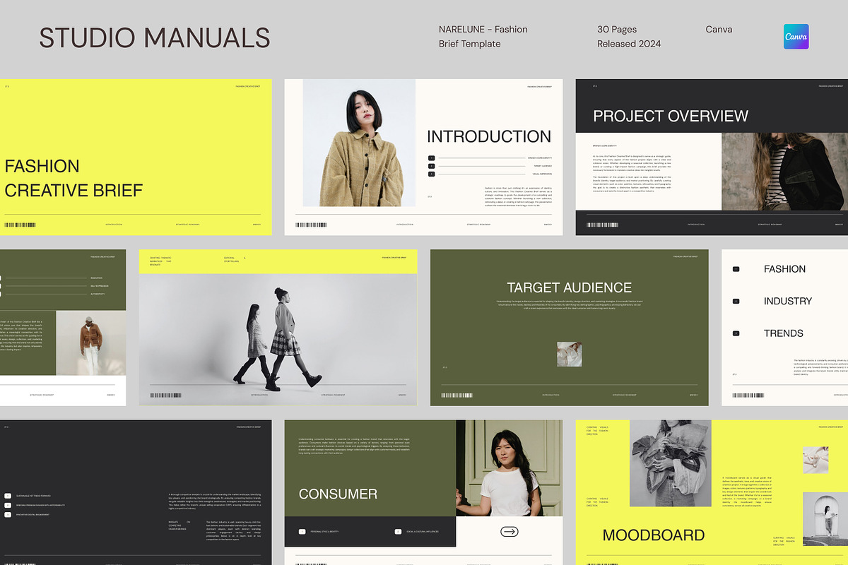 NARELUNE - Fashion Brief Template, a Social Media Template by Studio Manuals (Photo 2 of 8)