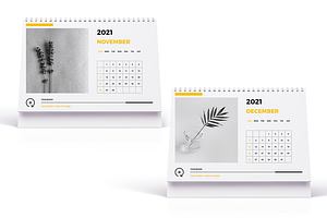 Desk Calendar Template