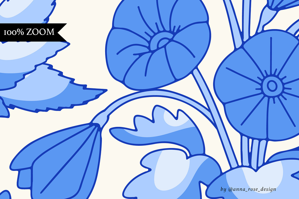 Tenerife Floral Millefleurs Patterns, a Pattern Graphic by Rose Design (Photo 8 of 10)