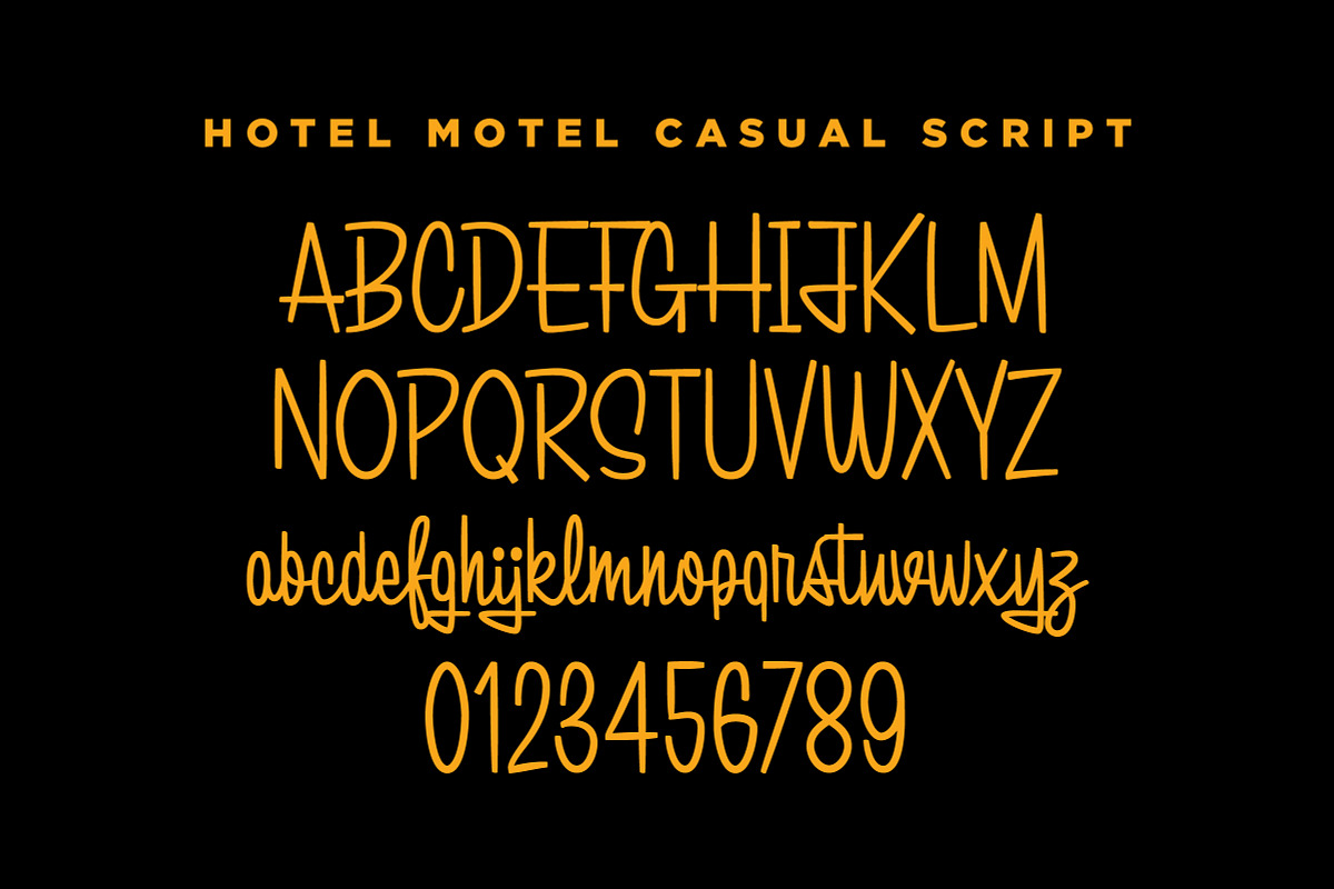 Hotel Motel Script Font, a Script Font by Price Foundry (Photo 3 of 17)