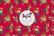 Hawaii Tropical Seamless Patterns, a Pattern Graphic by KaramfilaS (Thumbnail 4 of 17)
