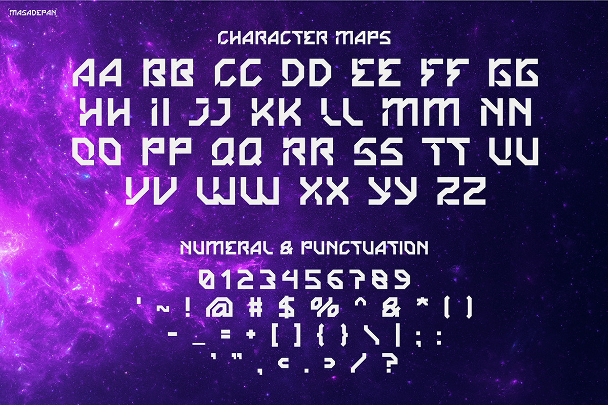MASADEPAN, a Font by Pinisi ART (Photo 2 of 10)
