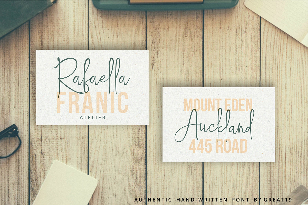 Hampton Signature Font preview 3