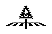 Pedestrian Crossing Safety Icon Set, an Icon by musafir_fashion (Thumbnail 7 of 13)