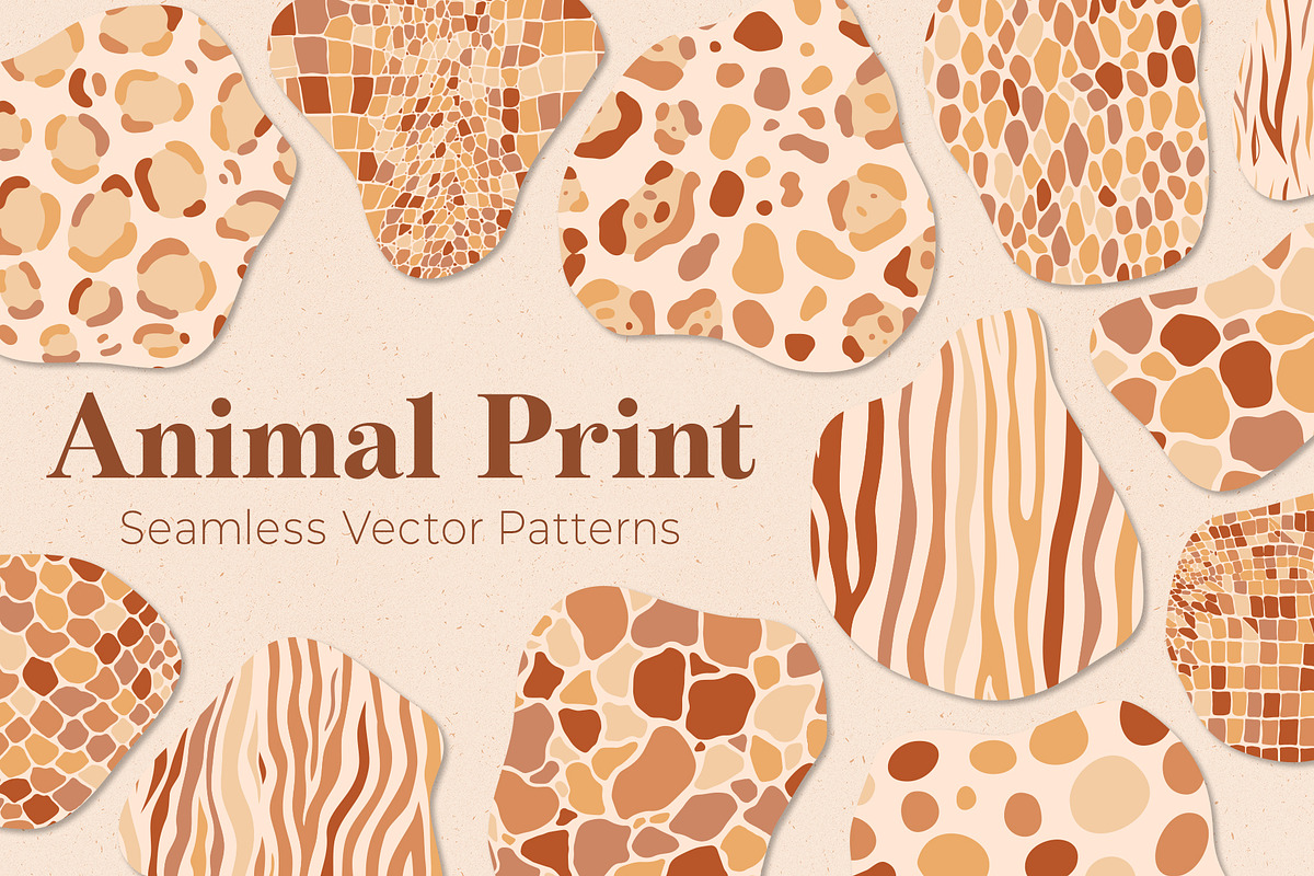 Animal Print - Golden Palette, a Pattern Graphic by Megs Lang (Photo 1 of 10)