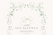 Watercolor Eucalyptus Green Floral, a Decorative Illustration by Veris Studio (Thumbnail 10 of 20)