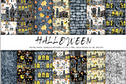 Happy Halloween clipart and paper, a Decorative Illustration by Artmanata (Thumbnail 6 of 16)