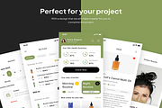 Beautiq Beauty Skincare App Ui Kits, an UI Kit Template by Creative Perspective (Thumbnail 4 of 5)