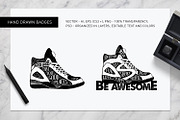Good Shoes. 8 Inspirational Badges, a Branding & Logo Template by Cosmic Store (Thumbnail 8 of 16)