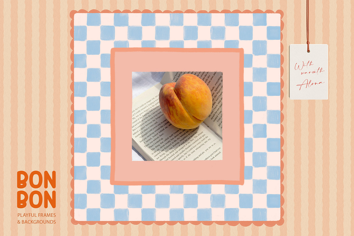 Bonbon Playful Frames & Backgrounds, an Object Graphic by alonahaidash (Photo 15 of 15)