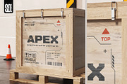 Wooden Shipping Crate Mockup, an Advertising Mockup by SD Mockup (Thumbnail 3 of 5)