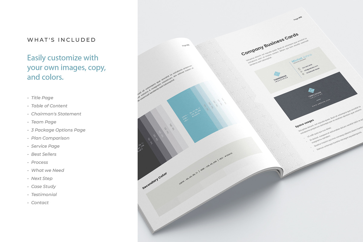 Brand Guidelines, Brand Style Guide, a Brochure Template by Niofix (Photo 5 of 6)
