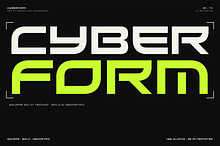 Cyber Form - Geometric Sci-Fi Type