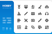 Hobby - Line Icons Vol.2, an Icon by RudenkoArts (Thumbnail 1 of 4)