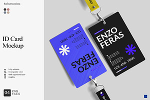 ID Card Mockup