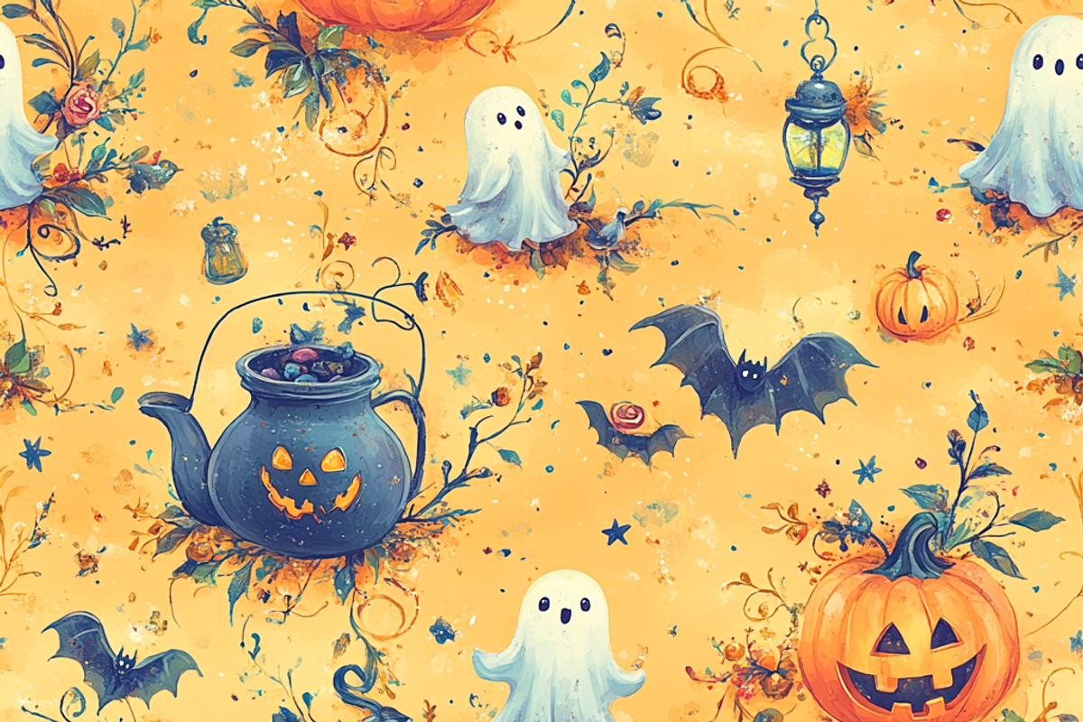 Whimsical Halloween Delight, a Background Graphic by Printable Treasure (Photo 6 of 6)