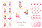 Valentines Day King Queen Cards DIY, a Graphic by LABFcreations (Thumbnail 2 of 4)