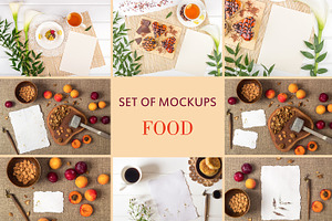 Set Mockups. FOOD