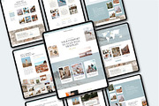 Showit Template for Travel Bloggers, a Websites & App Template by Lennox Creative Co. (Thumbnail 2 of 6)
