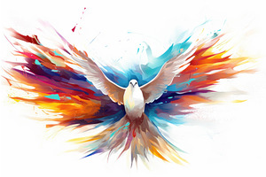 Celestial Dove Holy Spirit Fly