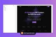 Al ERP System Website Landing Page, a Landing Page Template by SLAB! Design (Thumbnail 2 of 3)