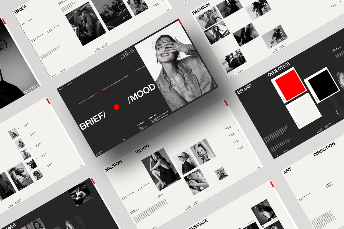 RUE | Brief Mood Template, a Presentation Template by Slide-Agency (Photo 2 of 11)