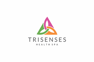 Health Spa Triangle Wellness Logo, a Branding & Logo Template by yopie
