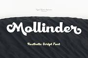 Mollinder Font, a Script Font by TypeClassHeroes (Thumbnail 1 of 16)