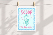 Summer Ice Cream Hand Drawn Line Art, an Illustration by Dream Creation (Thumbnail 4 of 7)