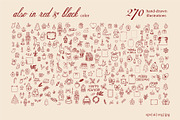 Whimsical Christmas Illustration Set, a Seasonal Illustration by SunnJaneArt (Thumbnail 12 of 13)
