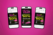 New Year Sale Event Flyer Set, a Flyer Template by The Good Store (Thumbnail 2 of 2)