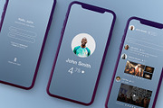 Nosedive Social Media Style Screens, an App Template by Eleven12 (Thumbnail 1 of 2)