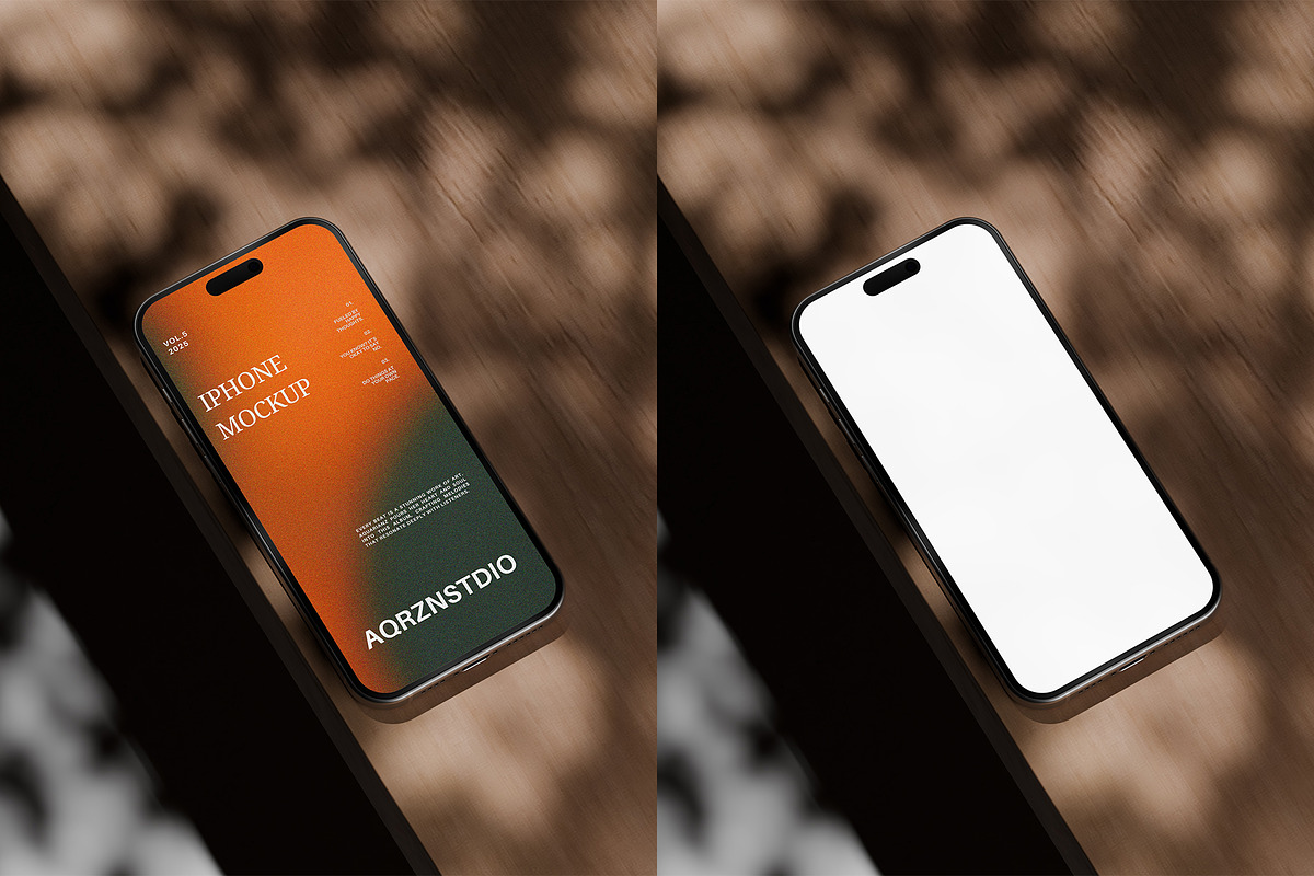 iPhone 16 Mockups Collection, an iPhone Mockup by Aquarianz Studio (Photo 4 of 4)