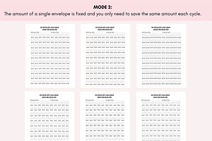 100 Envelope Challenge Templates