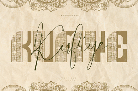 Kufiye Font Duo | Script-Decorative, a Symbol Font by Jadatype.id