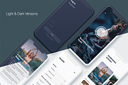 Namaste - Meditation Mobile App Sket, an UI Kit Template by uicube (Thumbnail 1 of 5)