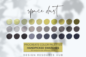 Procreate Color Palette Space Dust