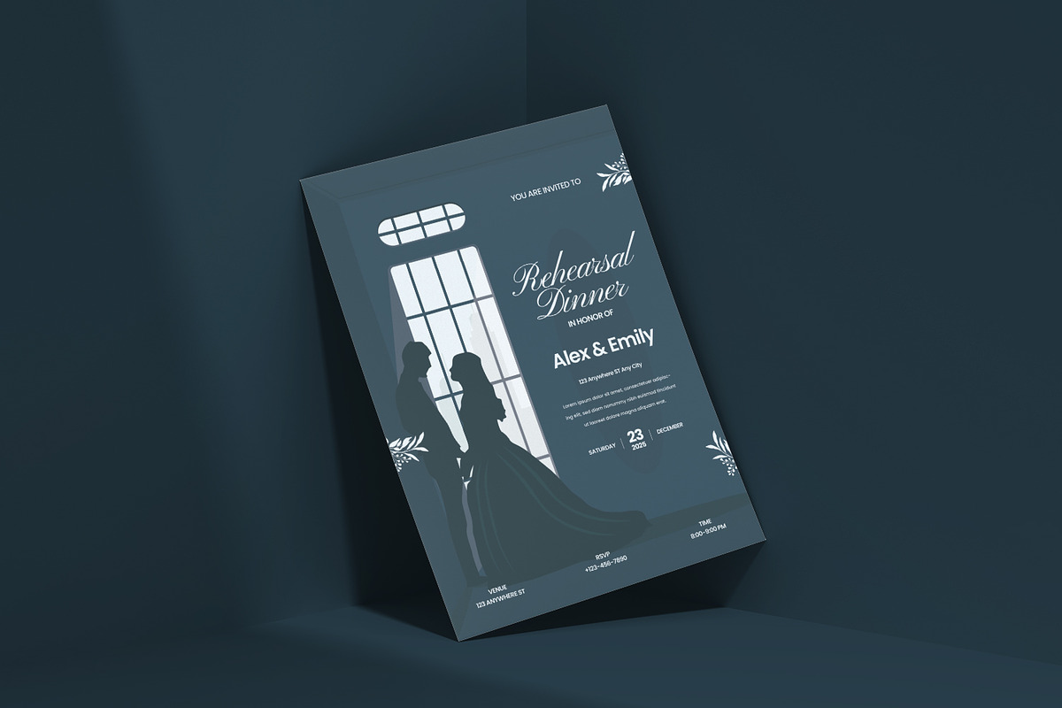 Rehearsal Dinner - Party Invitation, a Print Template by VUNIRA (Photo 2 of 2)