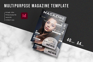 Magazine Template, a Magazine Template by retrographix