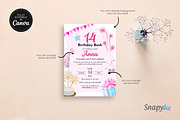 14th Birthday Invitation Template, an Invitation Template by Snapybiz (Thumbnail 6 of 10)