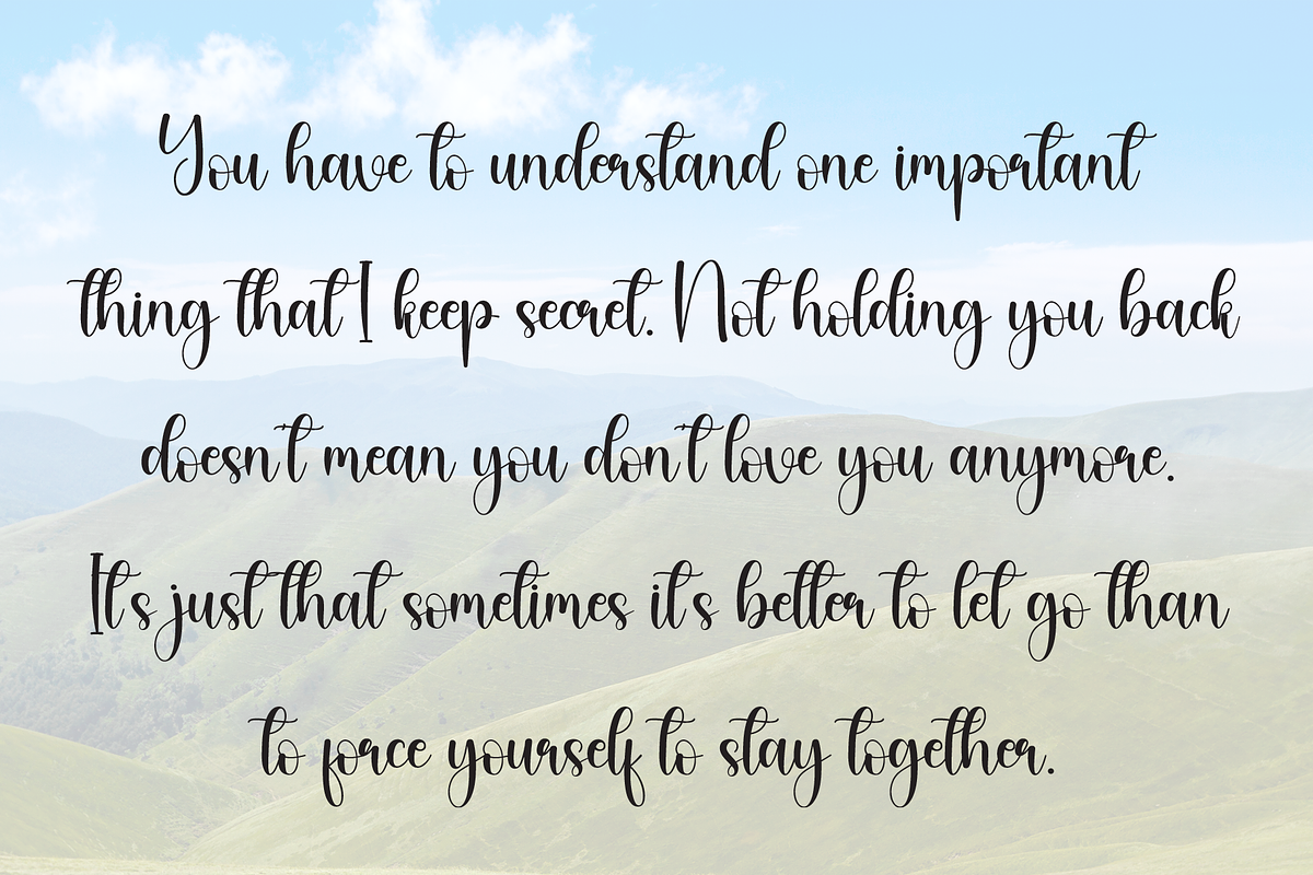 Fishing | Script Font, a Handwritten Font by Scratchones (Photo 6 of 8)