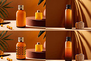 Bottle Cosmetic Mockups Set, a Packaging Mockup by BMACHINA Labs. (Thumbnail 5 of 7)