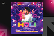 06 Holi party flyer bundle, a Flyer Template by Shajib Shikder (Thumbnail 7 of 7)