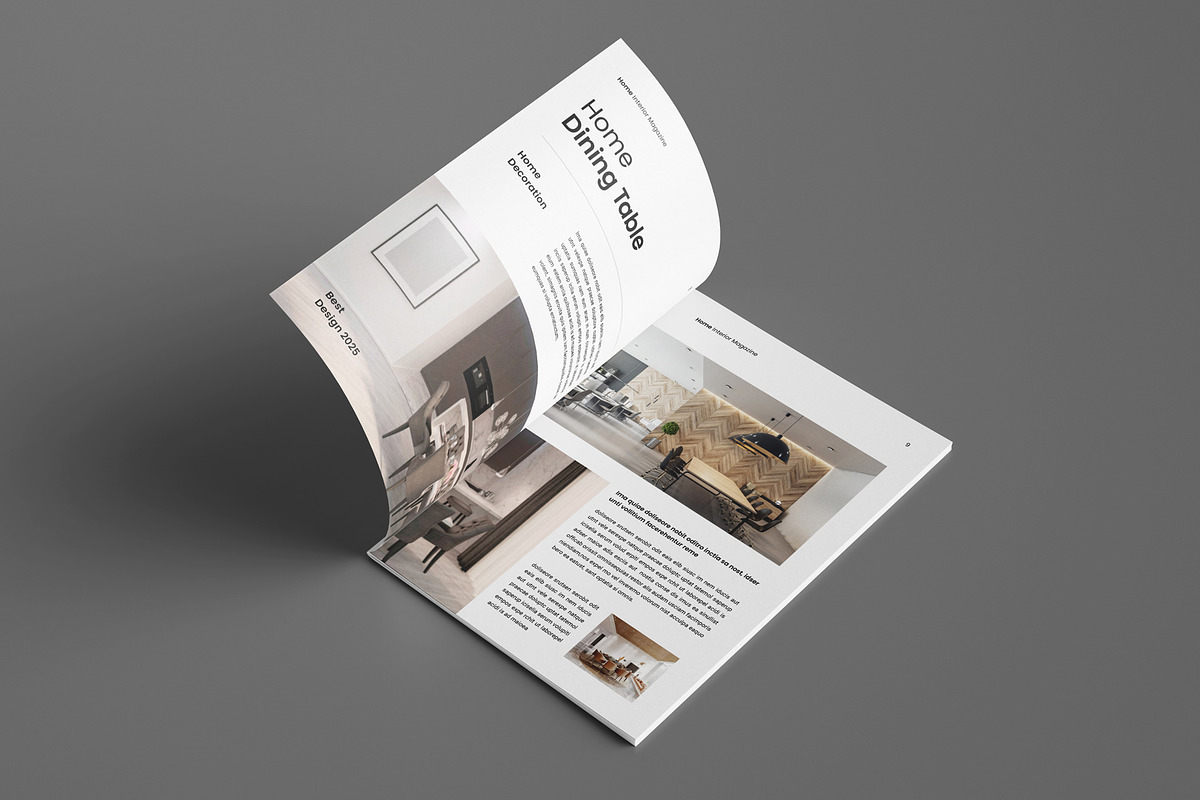 Interior Design Magazine Template, a Magazine Template by Seeing-art (Photo 5 of 11)
