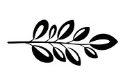 Botanical Leaf Silhouette Bundle, an Illustration by Creativeshirt (Thumbnail 3 of 51)