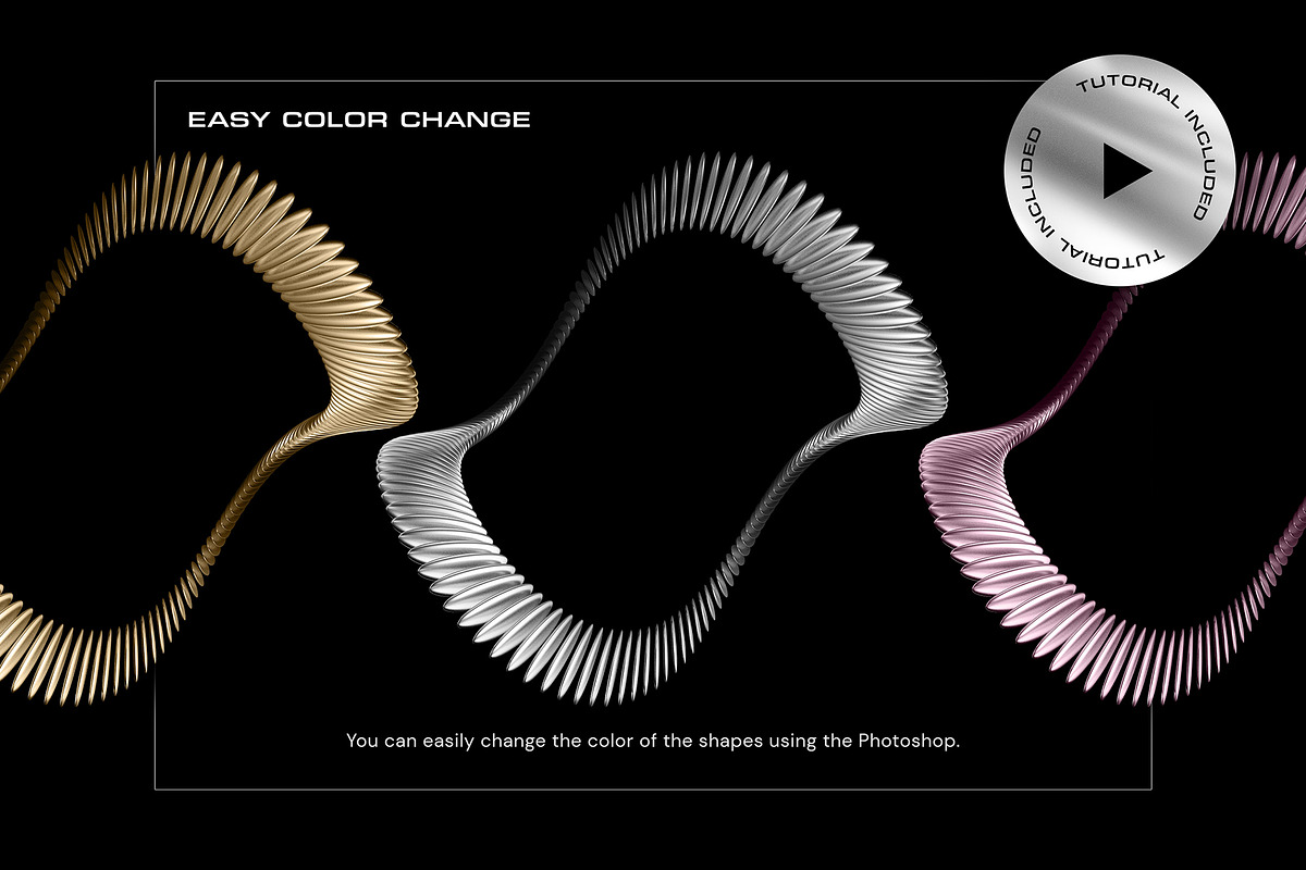 3D Chrome Circles - 82 illustrations, an Object Graphic by assetpro.design (Photo 2 of 12)