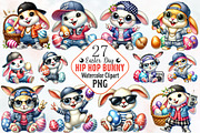 Hip hop bunny Easter day sublimation, an Illustration by RobertsArt (Thumbnail 1 of 7)