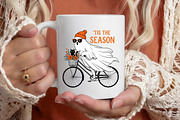 Cute Halloween Ghost Shirt Png, Fall, an Illustration by Libby Wishes (Thumbnail 2 of 6)